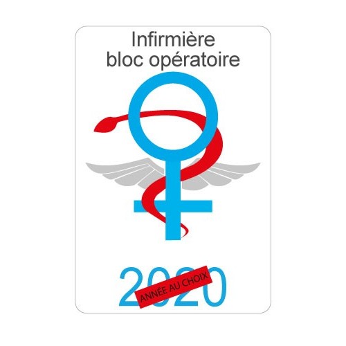 Caduceus pflegeassistentin sticker aufkleber