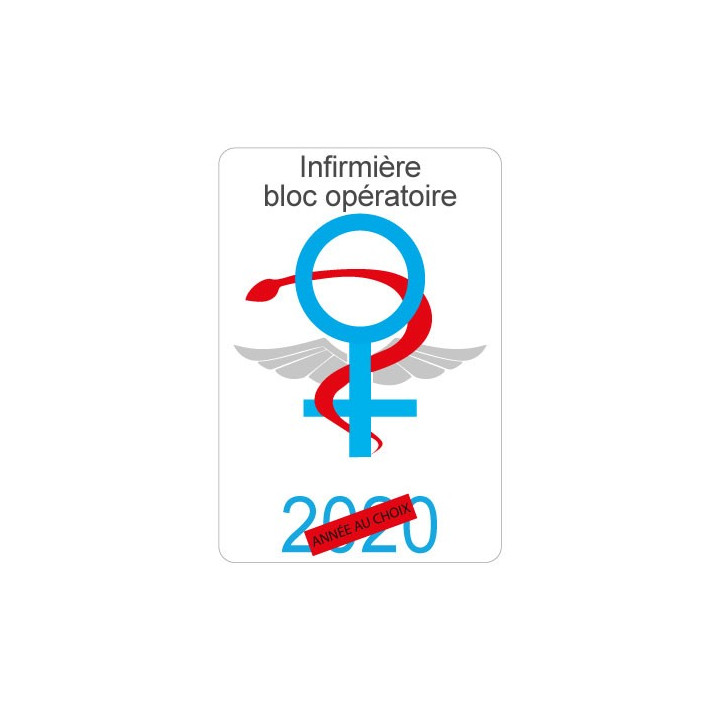 Caduceus pflegeassistentin sticker aufkleber