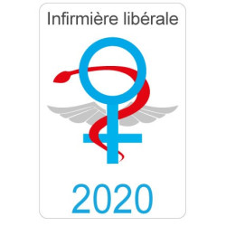 Caduceo di sanità Aiutante sticker adesivo