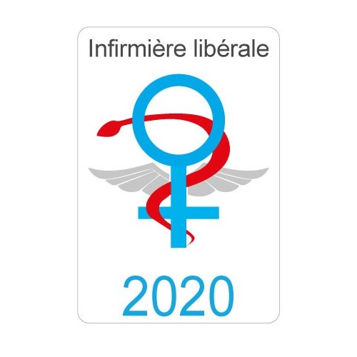 Caduceus pflegeassistentin sticker aufkleber