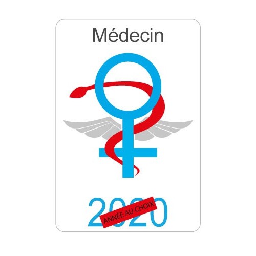Caduceus pflegeassistentin sticker aufkleber