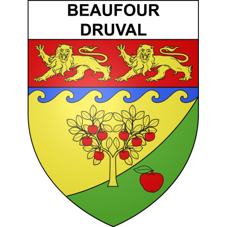 Adesivi stemma Beaufour-Druval adesivo