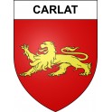 Carlat 15 ville sticker blason écusson autocollant adhésif