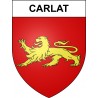 Stickers coat of arms Carlat adhesive sticker