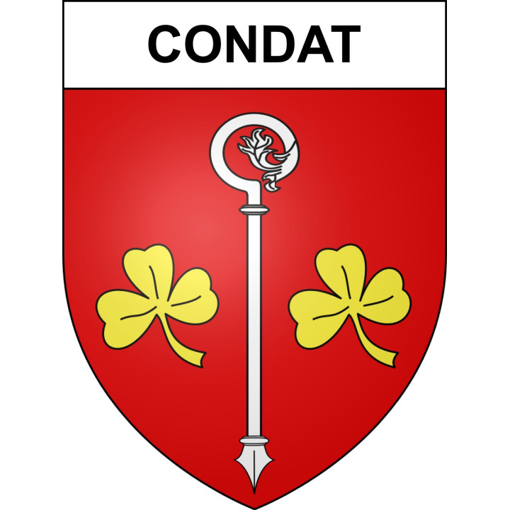 Condat Sticker wappen, gelsenkirchen, augsburg, klebender aufkleber