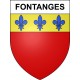 Fontanges 15 ville sticker blason écusson autocollant adhésif