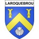 Stickers coat of arms Laroquebrou adhesive sticker
