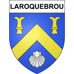 Adesivi stemma Laroquebrou adesivo