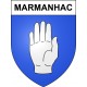Adesivi stemma Marmanhac adesivo
