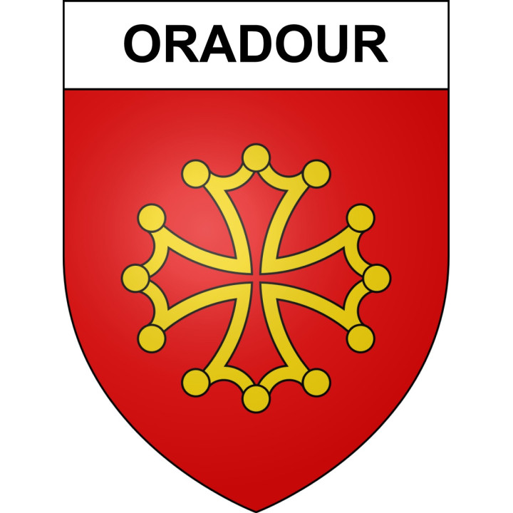 Oradour Sticker wappen, gelsenkirchen, augsburg, klebender aufkleber