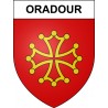 Stickers coat of arms Oradour adhesive sticker
