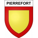 Stickers coat of arms Pierrefort adhesive sticker