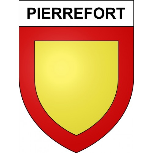 Pierrefort 15 ville sticker blason écusson autocollant adhésif