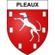 Stickers coat of arms Pleaux adhesive sticker