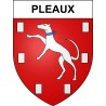 Pleaux 15 ville sticker blason écusson autocollant adhésif