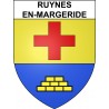 Adesivi stemma Ruynes-en-Margeride adesivo