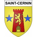 Stickers coat of arms Saint-Cernin adhesive sticker