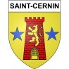 Saint-Cernin 15 ville sticker blason écusson autocollant adhésif