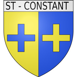 Pegatinas escudo de armas de Saint-Constant adhesivo de la etiqueta engomada