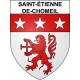 Saint-Étienne-de-Chomeil 15 ville sticker blason écusson autocollant adhésif