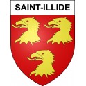 Saint-Illide 15 ville sticker blason écusson autocollant adhésif