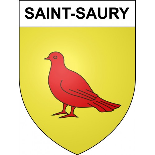Saint-Saury Sticker wappen, gelsenkirchen, augsburg, klebender aufkleber