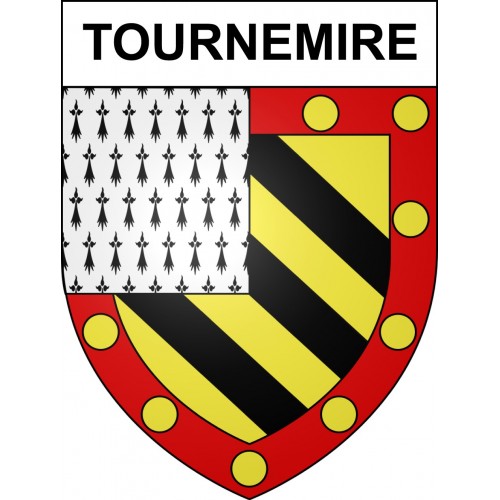 Tournemire 15 ville sticker blason écusson autocollant adhésif