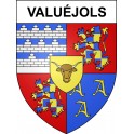 Valuéjols 15 ville sticker blason écusson autocollant adhésif