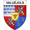 Valuéjols Sticker wappen, gelsenkirchen, augsburg, klebender aufkleber