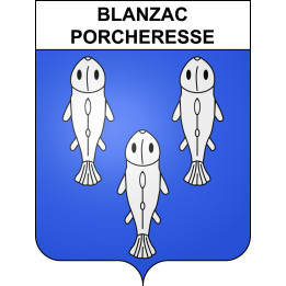Blanzac-Porcheresse Sticker wappen, gelsenkirchen, augsburg, klebender aufkleber