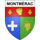 Montmérac 16 ville sticker blason écusson autocollant adhésif