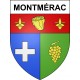 Stickers coat of arms Montmérac adhesive sticker