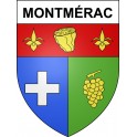 Stickers coat of arms Montmérac adhesive sticker