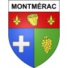 Stickers coat of arms Montmérac adhesive sticker