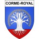 Corme-Royal Sticker wappen, gelsenkirchen, augsburg, klebender aufkleber
