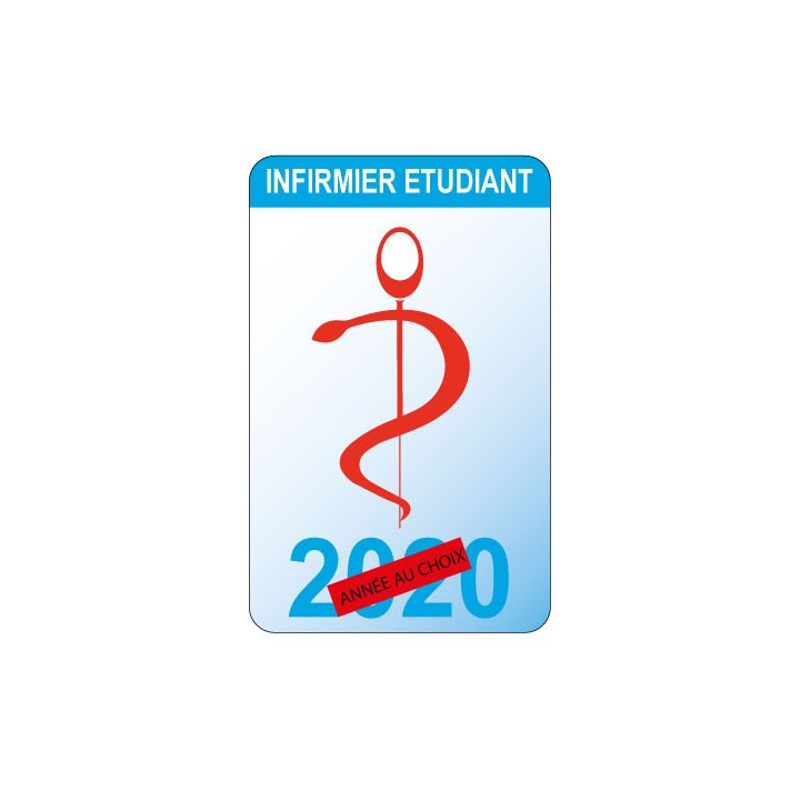 Caduceus pflegeassistentin sticker aufkleber