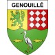 Stickers coat of arms Genouillé adhesive sticker