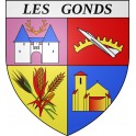 Les Gonds Sticker wappen, gelsenkirchen, augsburg, klebender aufkleber