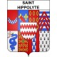 Saint-Hippolyte 17 ville sticker blason écusson autocollant adhésif