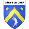 Méry-sur-Cher 18 ville sticker blason écusson autocollant adhésif