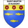 Saint-Martin-d’Auxigny Sticker wappen, gelsenkirchen, augsburg, klebender aufkleber