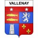 Vallenay Sticker wappen, gelsenkirchen, augsburg, klebender aufkleber