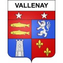 Vallenay 18 ville sticker blason écusson autocollant adhésif