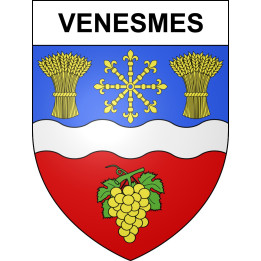 Stickers coat of arms Venesmes adhesive sticker
