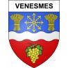 Pegatinas escudo de armas de Venesmes adhesivo de la etiqueta engomada