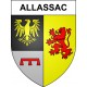 Allassac Sticker wappen, gelsenkirchen, augsburg, klebender aufkleber