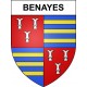 Benayes 19 ville sticker blason écusson autocollant adhésif