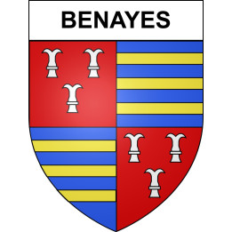 Stickers coat of arms Benayes adhesive sticker