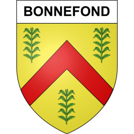 Bonnefond Sticker wappen, gelsenkirchen, augsburg, klebender aufkleber