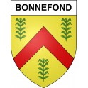 Bonnefond 19 ville sticker blason écusson autocollant adhésif